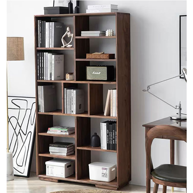 Jose Walnut Bookcase - Wood Home HK