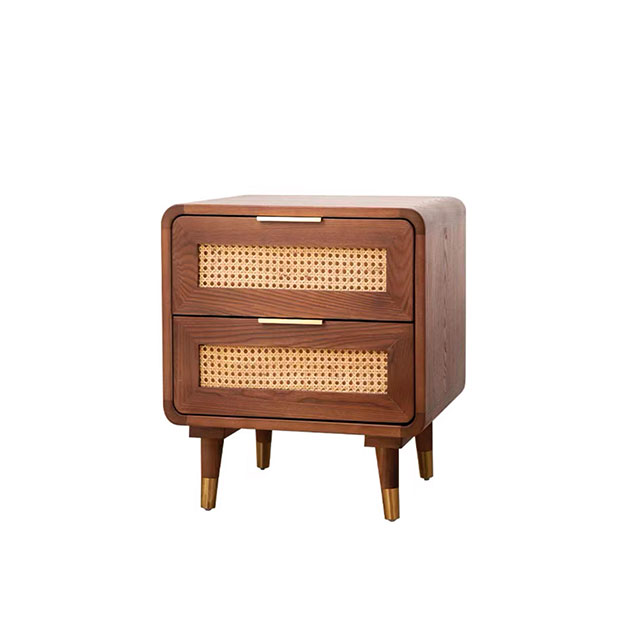 Alya Bedside Table - Wood Home HK