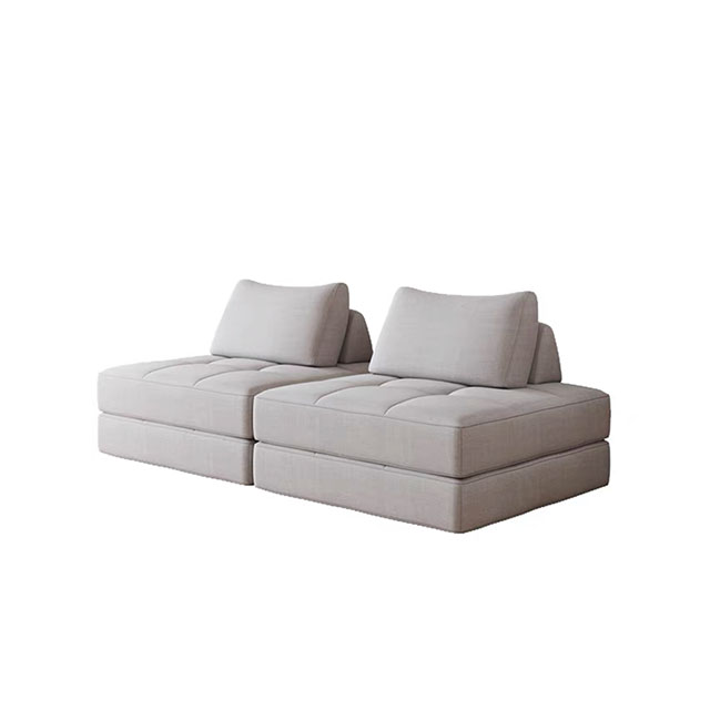 2 seater sofa with wooden arms