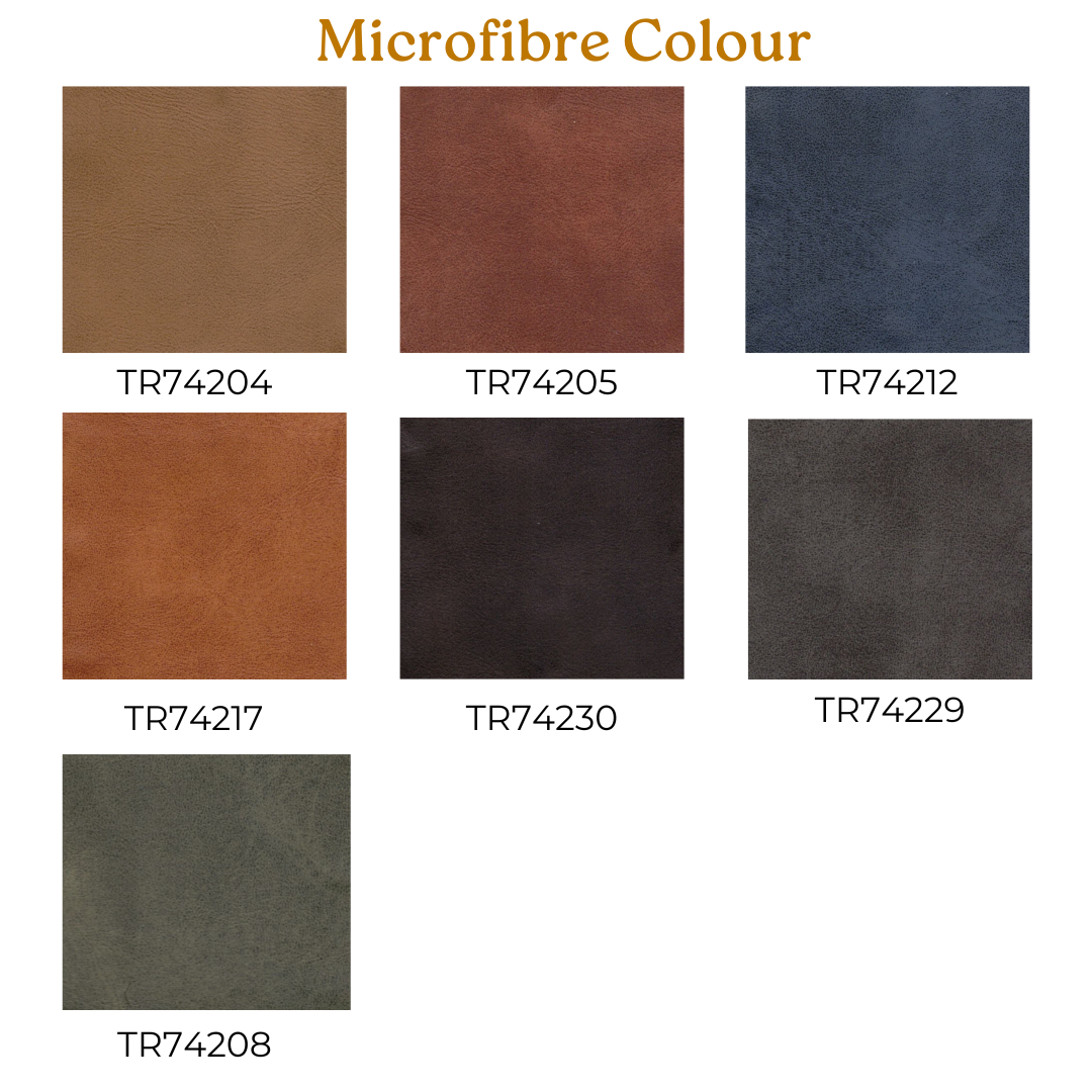 Microfibre Leather Options: